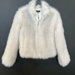 Generation Love White Faux Fur Jacket